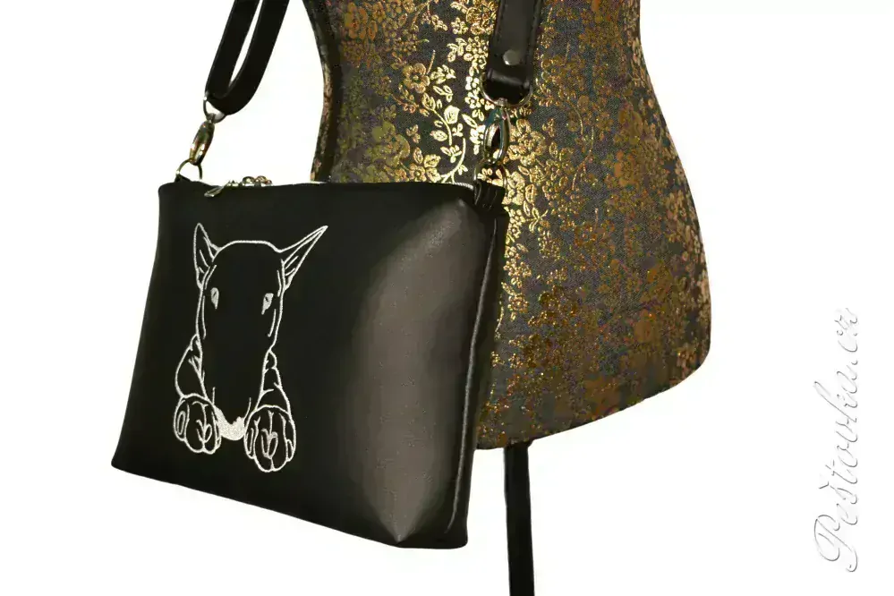 Peštovka - kabelka Lady DI s jedním zipem *ZLATÝ RETRIEVER*