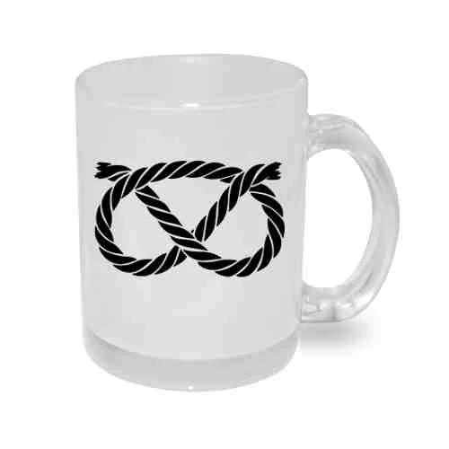 Hrnek skleněný MATNÝ 330 ml A+ barevný gradient *staffbul uzel 2025*