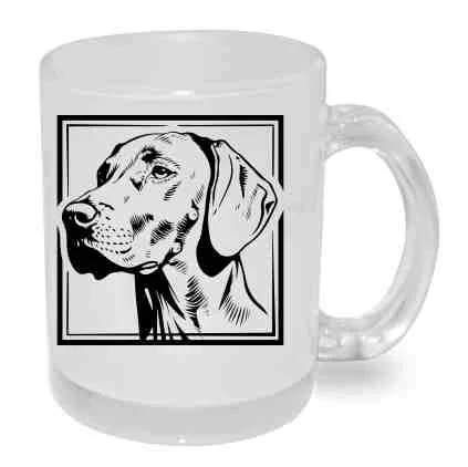 Hrnek skleněný MATNÝ 330 ml A+ barevný gradient *MAĎARSKÝ OHAŘ*