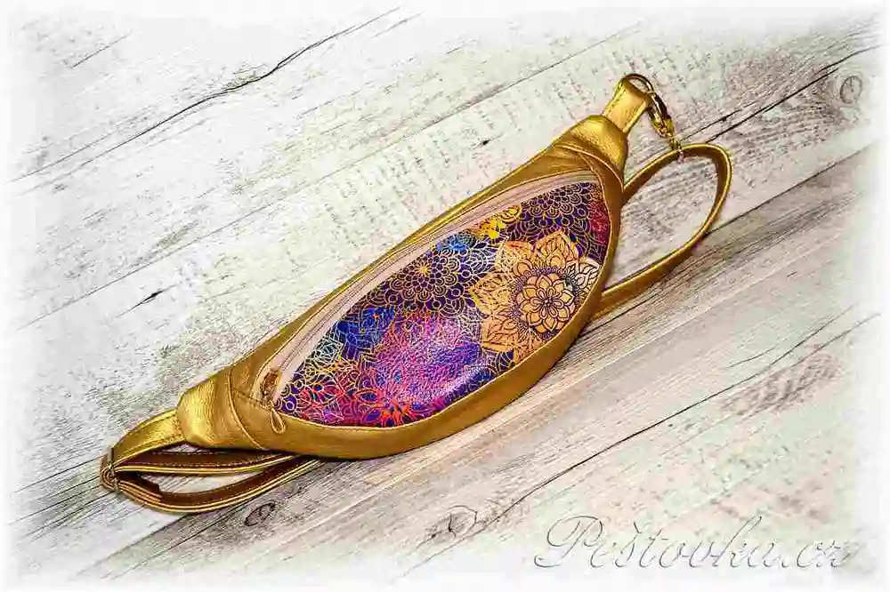 Peštovka ledvinka RENA SAKO *zlatá s mandalou*