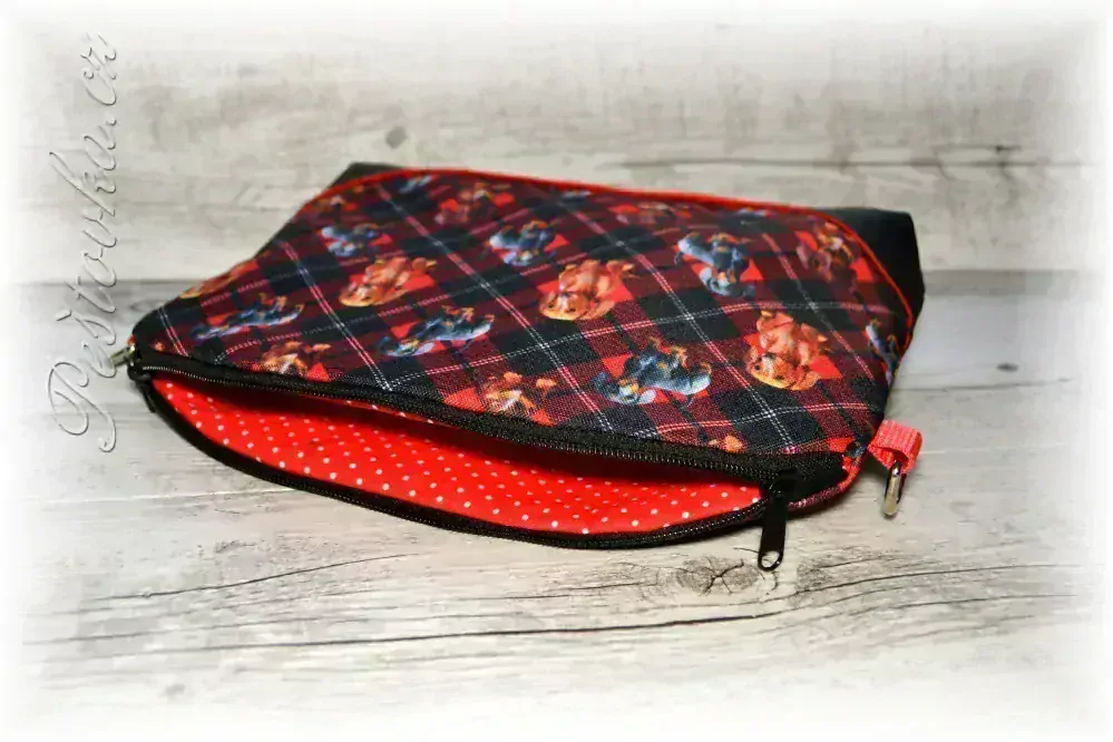 Peštovka Kabelka Belinda *jezevčíci / káro*