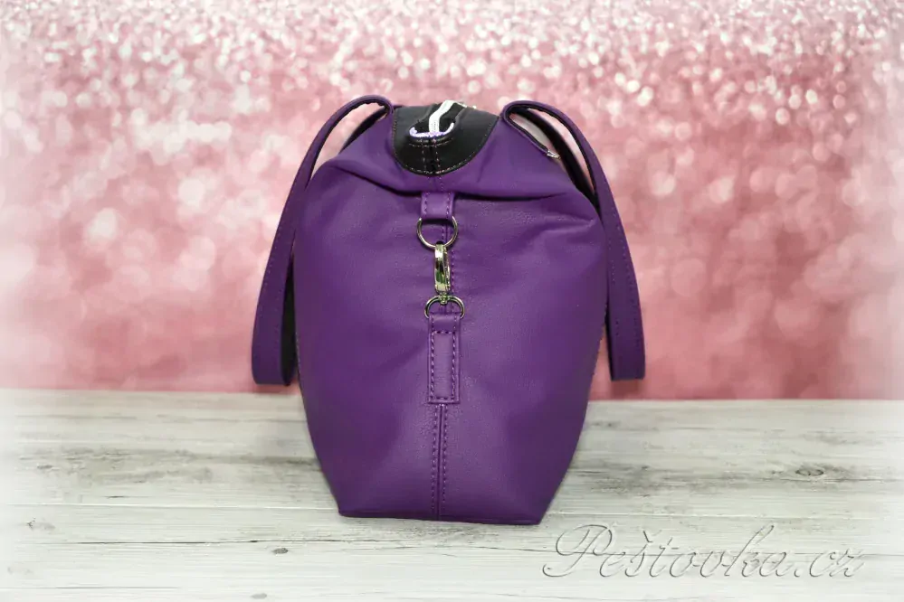 Peštovka - kabelka ANTONELLA *černo- fialová