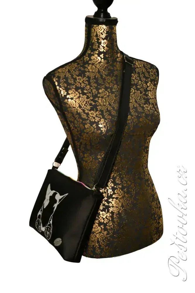 Peštovka - kabelka Lady DI s jedním zipem *Bulík s fleky*