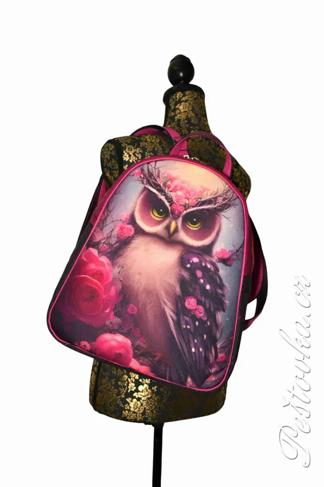 Peštovka - batoh Alfréd *sova*