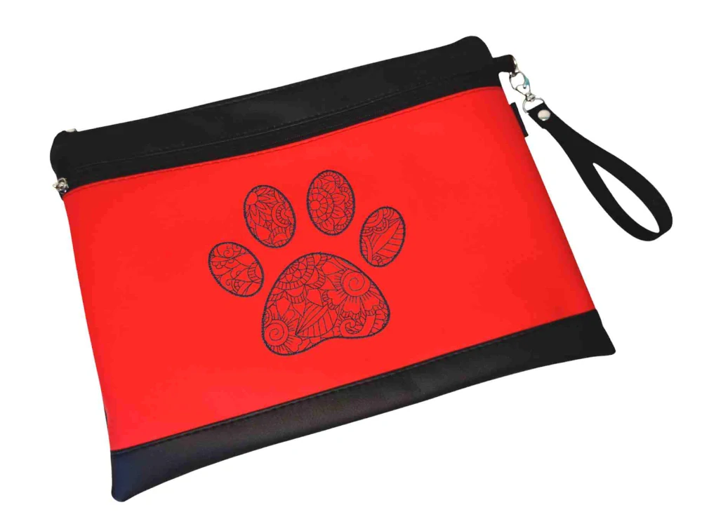 Peštovka - Pouzdro na průkazy původu A4  s kapsou *PAW*