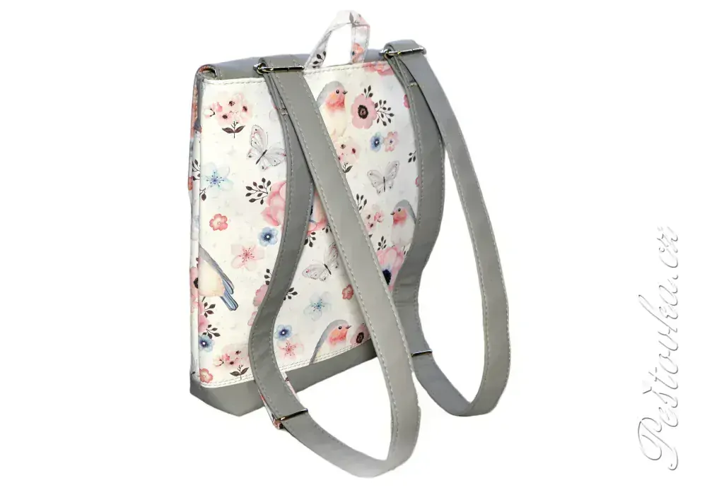 Peštovka městský batoh CITY BAG *ptáčkové*