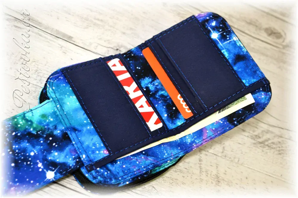 Peštovka Malá praktická peněženka *GALAXY*