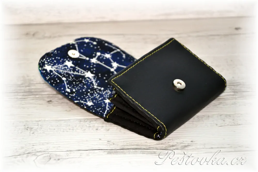 Peštovka - Malá klopová peněženka 13cm *Malý princ*