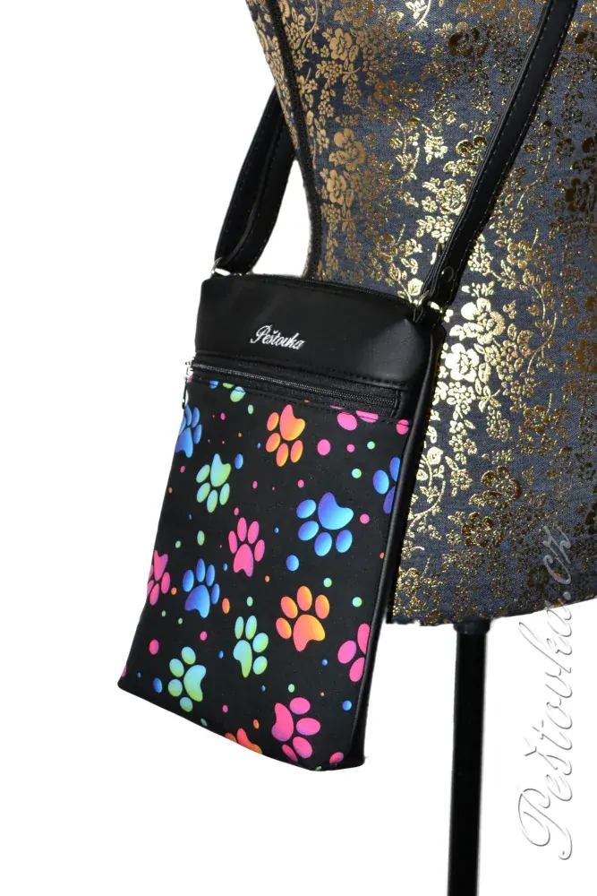 Peštovka - Crossbody KOA *barevné tlapky*