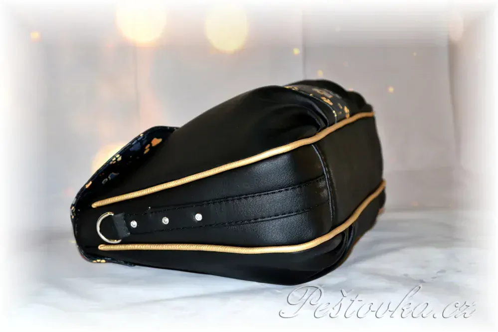 Peštovka - kabelka Gabriella *zlatošedé tlapky*