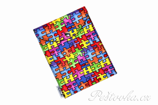 Peštovka - obal na očkovák - kapsička *puzzle*