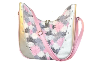 Peštovka - kabelka Karola - zmenšená *pivoňky*