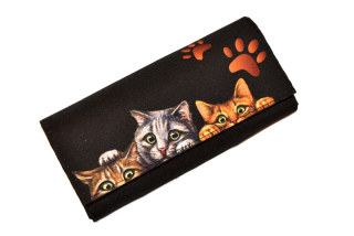 Peštovka Dámská elegantní peněženka *3kočky*