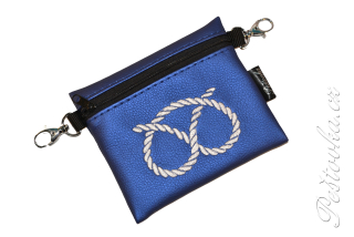 Peštovka Výstavní pamlskovník *staffbull - modrý s uzlem*