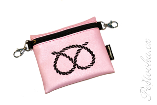 Peštovka Výstavní pamlskovník *staffbull -sv. růžový s uzlem*