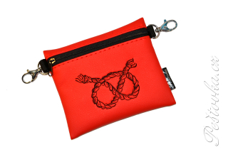 Peštovka Výstavní pamlskovník *UZLÍK staffbull - červený*