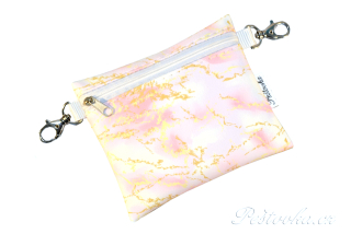 Peštovka Výstavní pamlskovník *růžovo-zlatý marble*