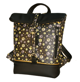 Peštovka Překlápěcí batoh Lucas *zlatošedé tlapky*