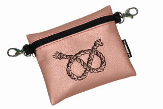 Peštovka Výstavní pamlskovník *uzlík staffbull starorůžový*