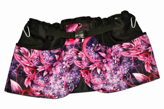 Peštovka Výcviková sukně *Růžové fraktály*