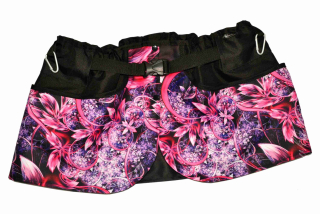 Peštovka Výcviková sukně *Růžové fraktály*