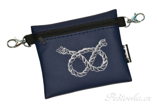 Peštovka Výstavní pamlskovník *staffbull uzlík modro-fialový*