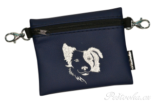 Peštovka Výstavní pamlskovník *border colie modro-fialový*