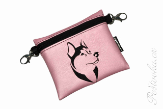 Peštovka Výstavní pamlskovník *HUSKY* růžový