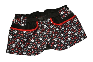 Peštovka Výcviková sukně *tlapky a srdíčka*