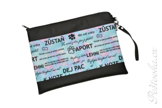 Peštovka - Pouzdro na průkazy původu A4 *duhové nápisy*