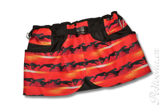 Peštovka Výcviková sukně *chrti na červené*