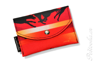 Peštovka - kapsička na karty *chrti na červené* 