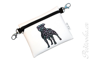 Peštovka Výstavní pamlskovník *staffbull* bílý