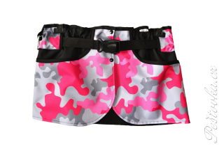 Peštovka Výcviková sukně *růžovošedý maskáč* 