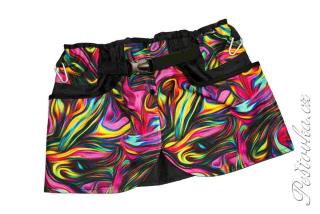 Peštovka Výcviková sukně *duhový abstrakt* 