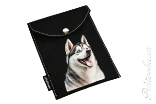 Peštovka - obal na očkovák - kapsička *husky* černý