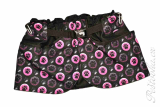 Peštovka Výcviková sukně *fialové tlapky*
