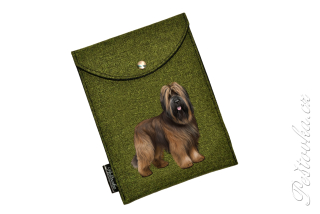 Peštovka - obal na očkovák - kapsička *BRIARD* zelený