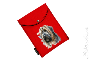Peštovka - obal na očkovák - kapsička *BRIARD2* červený