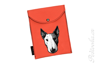 Peštovka - obal na očkovák - kapsička *bullterier* 