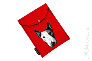 Peštovka - obal na očkovák - kapsička *bullterier* 
