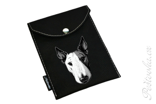 Peštovka - obal na očkovák - kapsička *bullterier* 