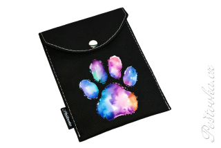 Peštovka - obal na očkovák - kapsička *color tlapka*