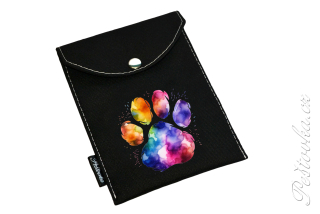 Peštovka - obal na očkovák - kapsička *duhová tlapka*