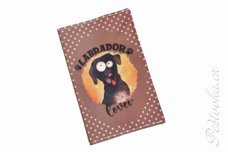 Peštovka Obal na očkovací průkaz *FUNNY* labrador