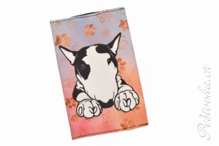 Peštovka Obal na očkovací průkaz *bulík s fleky*