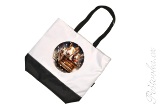 Peštovka Nákupní taška *vánoční bulíčci*