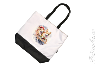 Peštovka Nákupní taška *vánoční Welsh Corgi*