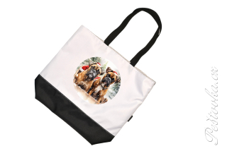 Peštovka Nákupní taška *vánoční boxeři*