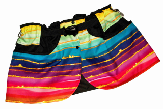 Peštovka Výcviková sukně *duhové pruhy*